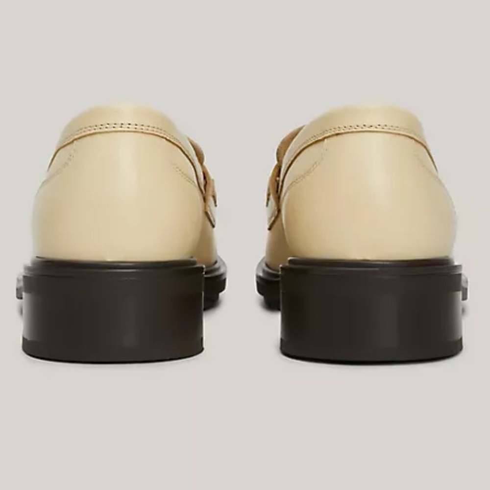 Tommy Hilfiger cream loafers size 39 women’s size 8.5 - Picture 5 of 6